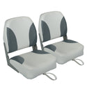 【NEW ARRIVALS】A Pair of New Low Back Folding Boat Seats (2 seats)