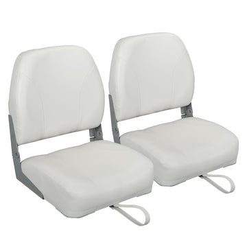 Buy white Low Back Folding Boat Seats ( 2 seats )