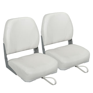 Buy white 【NEW ARRIVALS】A Pair of New Low Back Folding Boat Seats (2 seats)