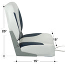 Low Back Folding Boat Seats ( 2 seats )-3