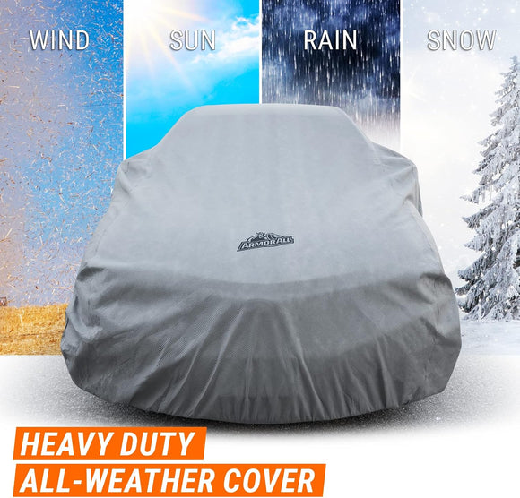 Armor All Heavy Duty Premium Waterproof All-Weather Car Cover For Sedan