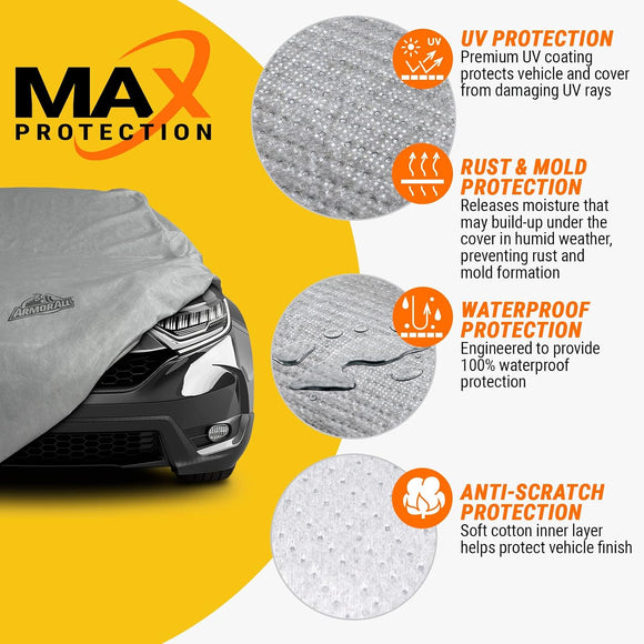 Armor All Heavy Duty Premium Waterproof All-Weather Car Cover For SUV