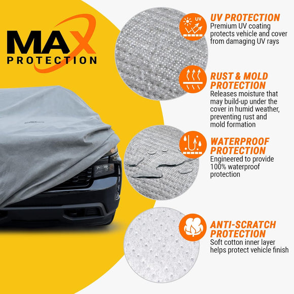 Armor All Heavy Duty Waterproof All-Weather Full-Size Truck Cover