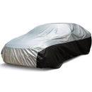 Ultimate Plus Car Cover – Aluminum with Soft Cotton Fleece Lining, Windproof Tie-Down Straps for Secure Fit-1