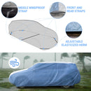 Hyvek All Weather Waterproof SUV Cover Breathable and UV Protection White/Blue-3