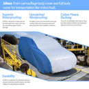 Hyvek All Weather Waterproof SUV Cover Breathable and UV Protection White/Blue-4