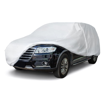 Hyvek All Weather Waterproof SUV Cover Breathable and UV Protection with Ventilation Window and Door Zipper - 0