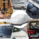 Hyvek All Weather Waterproof SUV Cover Breathable and UV Protection with Ventilation Window and Door Zipper-6