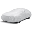 Hyvek All Weather Waterproof Car Cover Breathable and UV Protection with Ventilation Window and Door Zipper-1