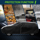 Luxury Carbon Fiber All-Weather SUV Cover – Full Exterior Protection with Zipper Door, UV, Rain, Snow & Wind Resistant for Outdoor Use-6