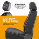 Cobra Truck Seat Cover for Full-Size Trucks and SUVs, Universal Fit, 2pc kit