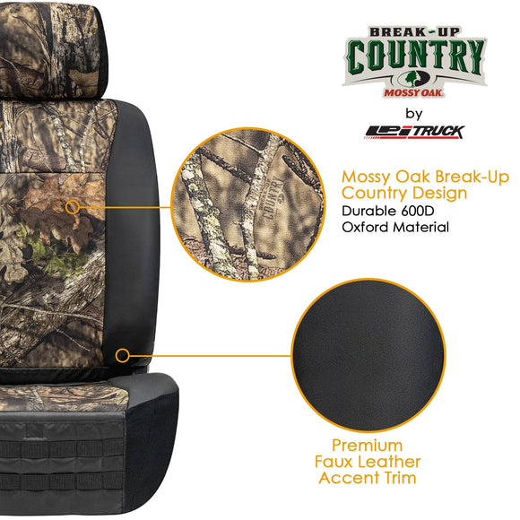 LPI Truck Mossy Oak Camo Heavy Duty Front Seat Covers for Pickup/SUV