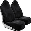 Terry Cloth Sweat Towel Seat Cover Carseat Towel Protector Waterproof Universal Fit for Car SUV Van Truck-4