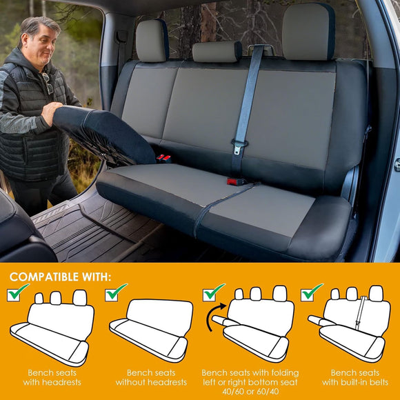 LPI Truck Heavy Duty Bench Seat Cover Fits Full-Size Pickup Trucks