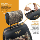 LPI Truck Mossy Oak Camo Heavy Duty Front Seat Covers 2PCS for Pickups/SUVs-4