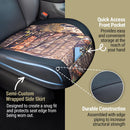 Mossy Oak Camo Front Car Seat Covers Padded Bottom Seat Cushion Cover for Cars SUV Truck Minivan 2pcs-5