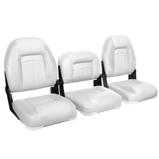 Buy white Leader Accessories Bass Boat Seats Folding Fishing Boat Seat