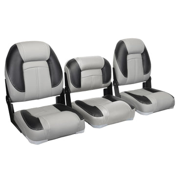 Buy black-gray 50" High Back Bass Boat Bench Seat