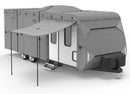 Upgraded Easy Setup RV Cover Extra Thick 5 Layers Travel Trailer Cover Camper Cover with Assist Poles-1