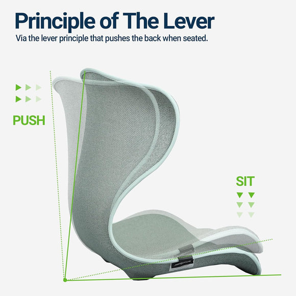 Ergonomic Chair Seat Cushion Back Support for Car Driving, Office Chair