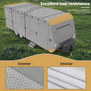 Upgraded Easy Setup RV Cover Extra Thick 5 Layers Travel Trailer Cover Camper Cover with Assist Poles-5