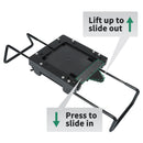 Boat Seat Mount Clamp On Base with Swivel Quick Release Adjustable 7.5-18Inch Heavy Duty for Jon Boats, No Tools Needed-5
