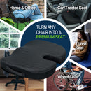 Gel Memory Foam Seat Cushion for Tailbone Pain Relief-13