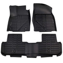 Season Guard Floor Mat Liner, Toyota Highlander 2015-2019 Front and Rear Seat 3pc-1