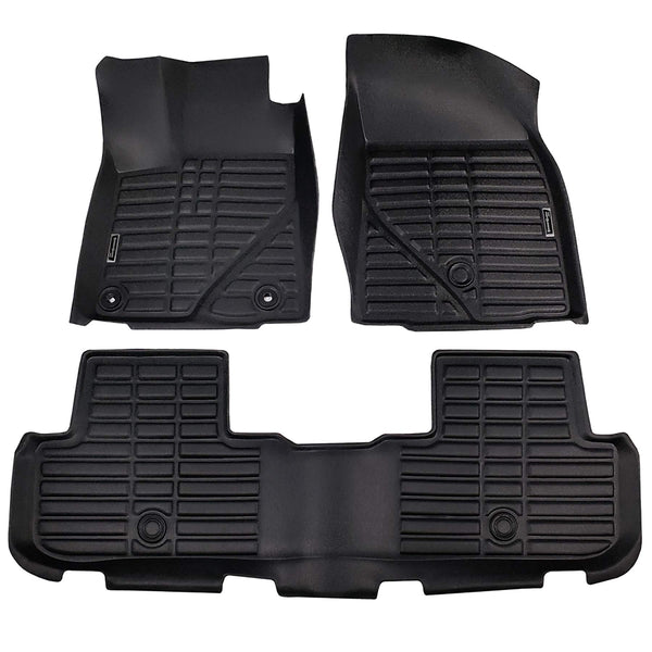 Season Guard Floor Mat Liner, Toyota Highlander 2015-2019 Front and Rear Seat 3pc