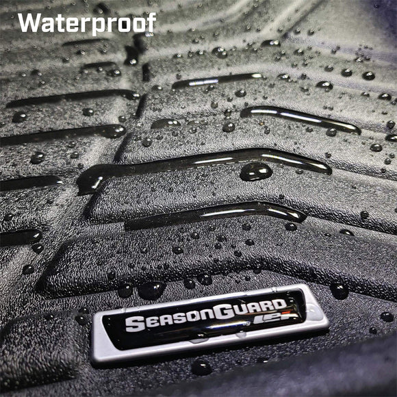 3D Floor Mat Liner, Ford F-150 Raptor Supercrew 2015-2020 Front and Rear Seat 3pc