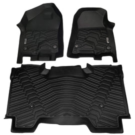 Floor Mat Liner, Dodge Ram 1500 Crew Cab 2019-2020 Front and Rear Seat 3pc