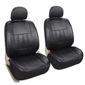 Faux Leather Car Seat Covers (Set of 2) - Universal Fit Cars SUV Trucks