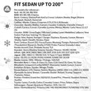 Basic Guard Universal Fit Sedan Car Cover – 3-Layer Non-Woven Fabric for All-Weather Protection-8