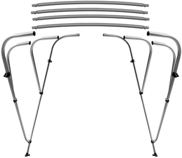 4 Bow Bimini Top BURGUNDY 7 Sizes - 0