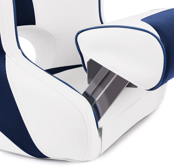 Premium Boat Seats | Two Tone Captain's Bucket Boat Seats Model B