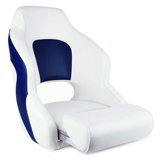 Premium Boat Seats | Two Tone Captain's Bucket Boat Seats Model A