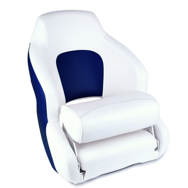 Premium Boat Seats | Two Tone Captain's Bucket Boat Seats Model A