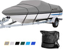 600D Waterproof Trailerable Runabout Boat Cover Full Size-3