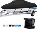 600D Waterproof Trailerable Runabout Boat Cover Full Size-1