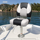 High Back Folding Fishing Boat Seats (2 seats)-10