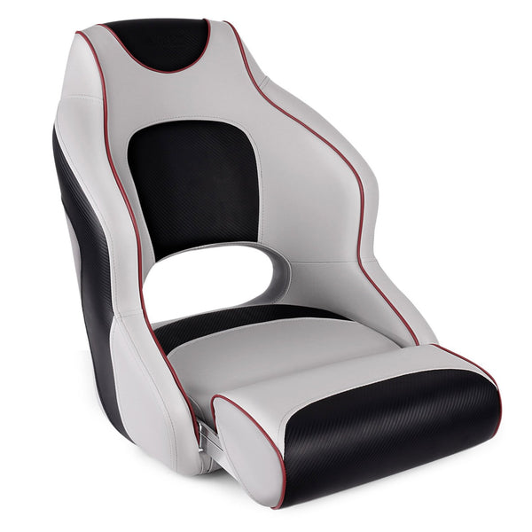 Premium Boat Seats | Two Tone Captain's Bucket Boat Seats Model B