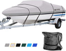 600D Waterproof Trailerable Runabout Boat Cover Full Size-4