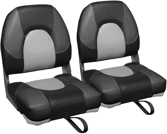 High Back Folding Fishing Boat Seats (2 seats)