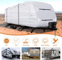 Travel Trailer RV Cover 210D Ripstop Diamond Silver Waterproof