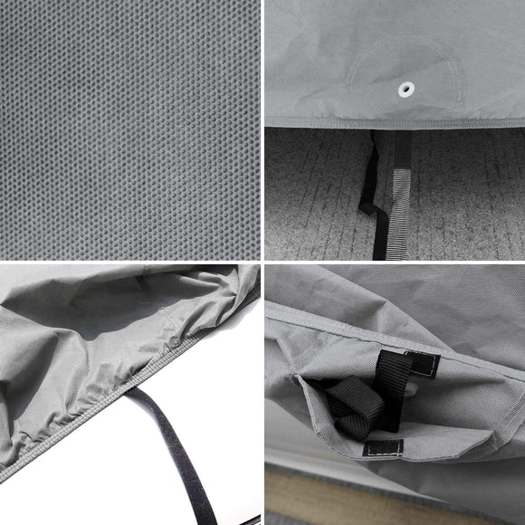 Basic Guard Universal Fit Sedan Car Cover – 3-Layer Non-Woven Fabric for All-Weather Protection