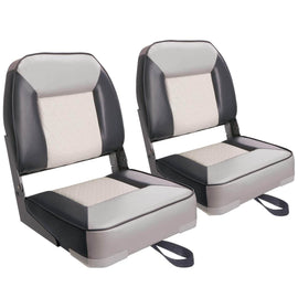 Low Back Fold-Down Fishing Boat Seats (2 Seats)