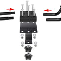 Leader Accessories Kayak Rack 2 Pair J Bar On Roof Top Mount Crossbar with 4 pcs Tie Down Straps