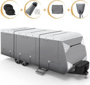 Travel Trailer RV Cover with Tear-Resistant  Aluminum Film Top and Soft Cotton Lining-1