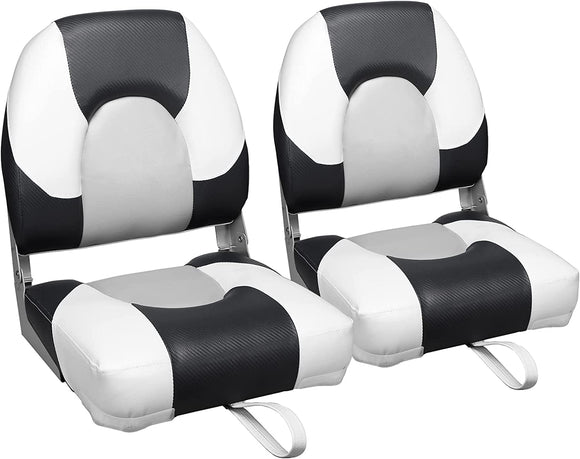 High Back Folding Fishing Boat Seats (2 seats)