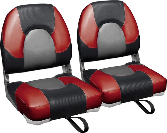 High Back Folding Fishing Boat Seats (2 seats)